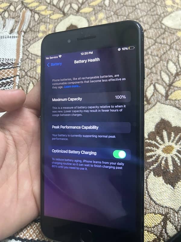 iPhone 7 Plus 256GB black colour battery change 5