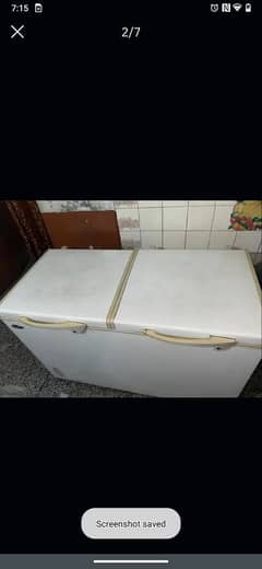 Wawes double door freezer urgent sale