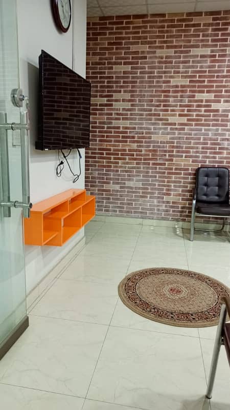 Furnished space for rent in johar town for Silent office (Call center + Software house + Marketing office and other setup as you want 4