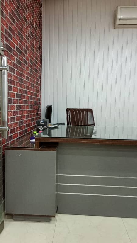 Furnished space for rent in johar town for Silent office (Call center + Software house + Marketing office and other setup as you want 6