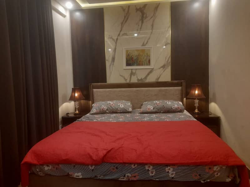 1 Bed Luxury Furnished Flat Available For Rent in Sector D Bahria Town Lahore 0