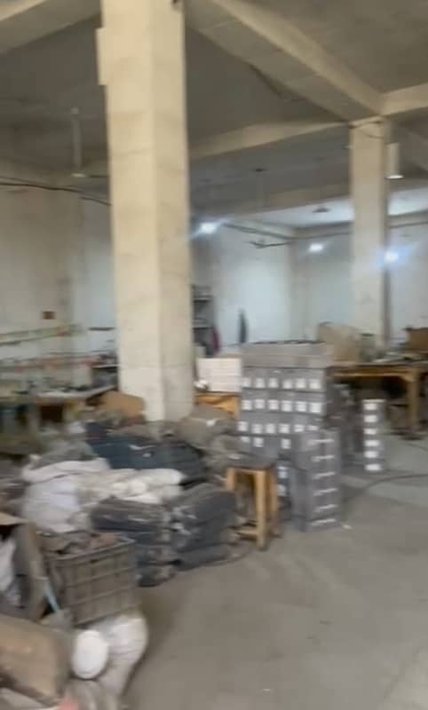 One kanal double story factory available for rent on main Sheikhupura road Lahore 4