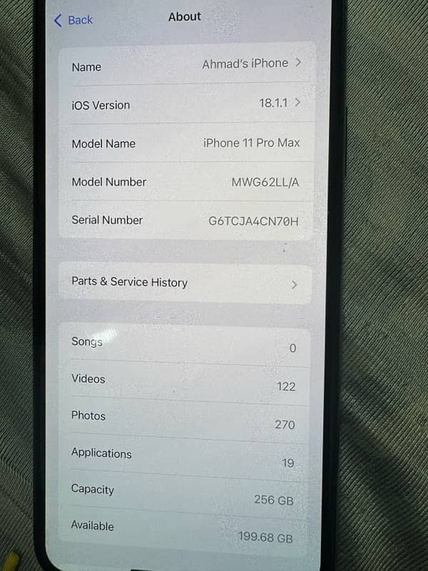 Iphone 11 pro max Jv 256gb read add Must 4