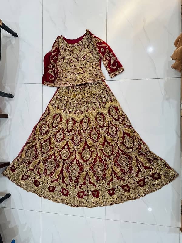 Bridal Lehnga / Party wear / Lehnga / Red Lehnga 1