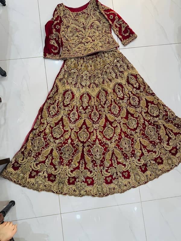 Bridal Lehnga / Party wear / Lehnga / Red Lehnga 2