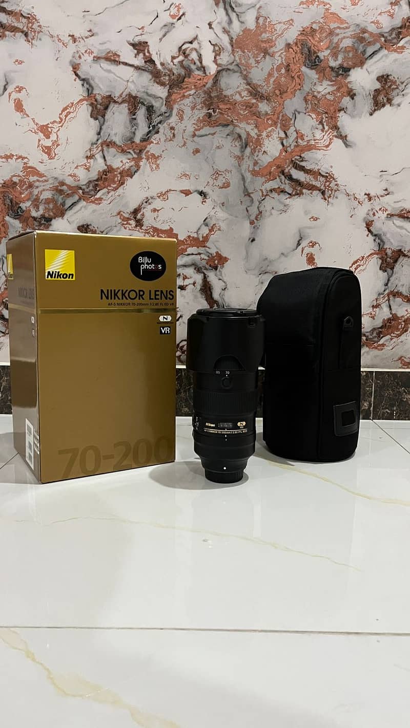 Nikon's best 70 200 f2.8 ED VR FL 0