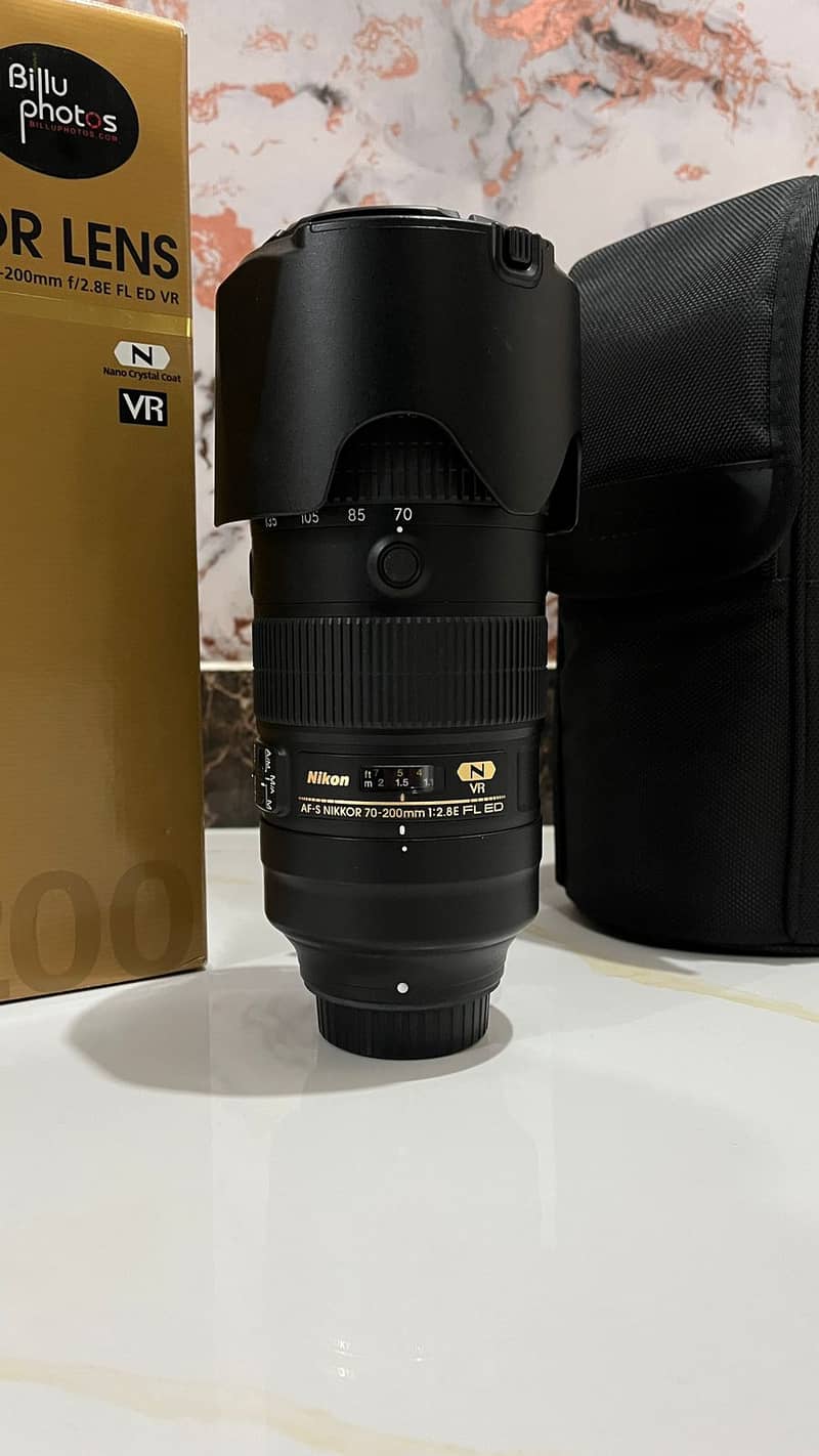 Nikon's best 70 200 f2.8 ED VR FL 1