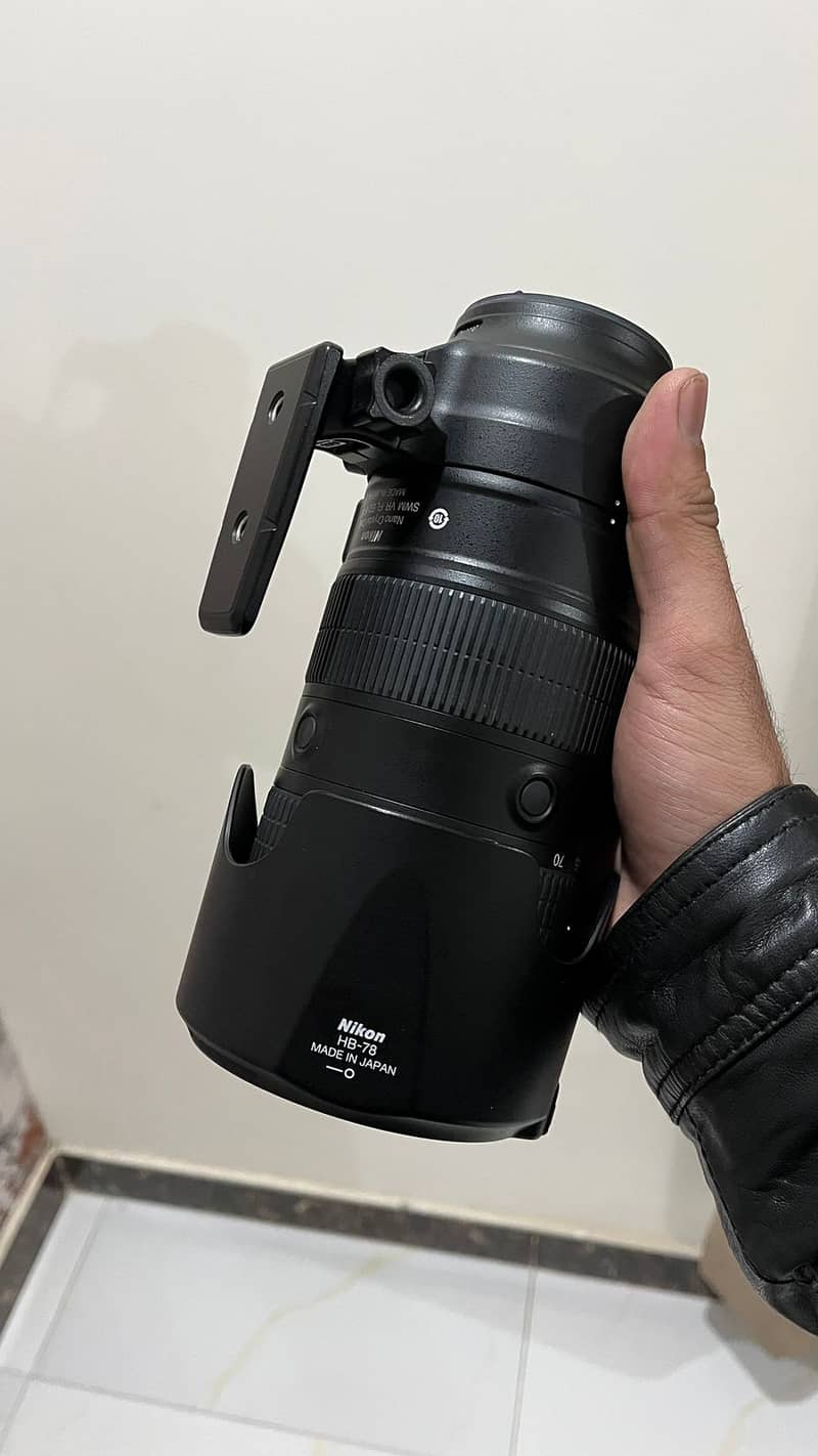 Nikon's best 70 200 f2.8 ED VR FL 6