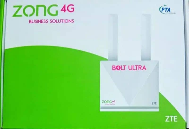 Zong Ultra Bolt K10 4G Router Sale 2025 0