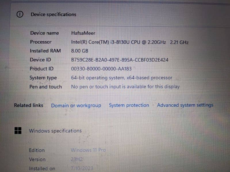 Core i3, 8th Gen Laptop for Sale 8