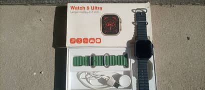 watch ultra 9 large Display -2.2 inch 49MM wireless charging