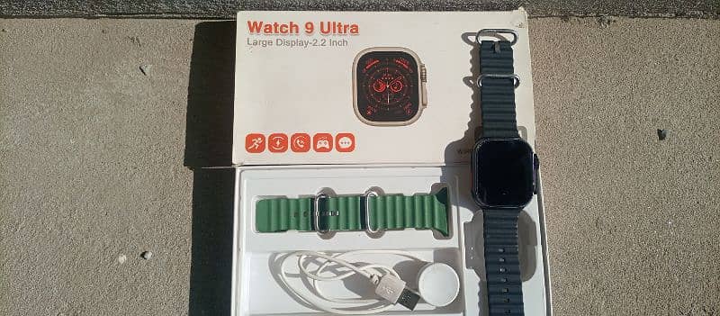 watch ultra 9 large Display -2.2 inch 49MM wireless charging 0