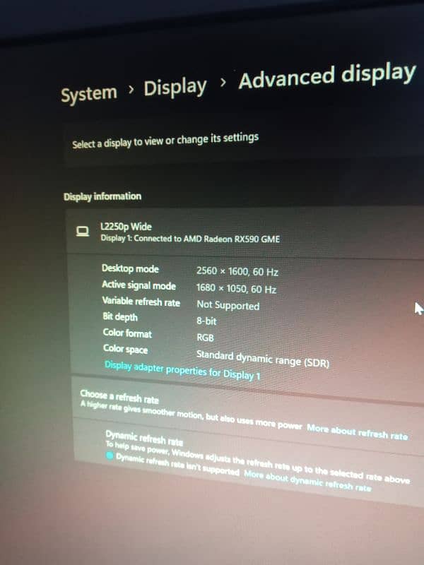 L2250p Lenovo wide gaming screen. 6