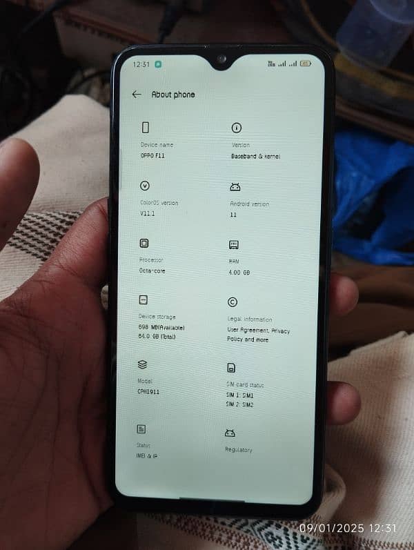 Oppo F11 4/64 PTA APPROVED All ok 6