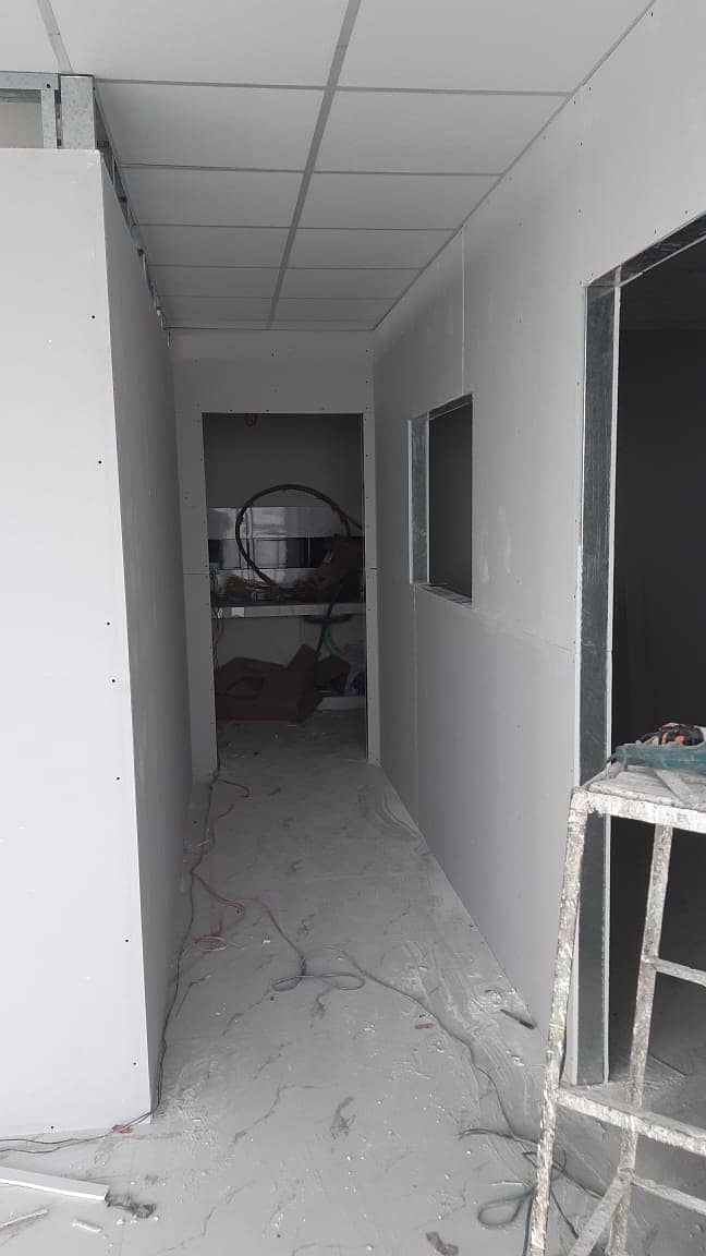 OFFICE PARTITION, GYPSUM BOARD & DRYWALL PARTITION, GLASS PARTITION 5