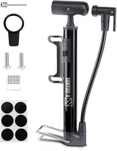 K-Brands Bike Pump - Compact and Portable Bike Floor