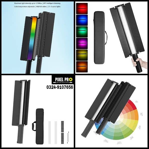 Mamen SL B06 LED RGB Stick Light Background Light  Stick Light studio 0