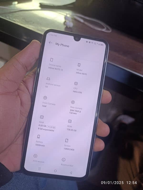 Infinix note 12 8gb 2
