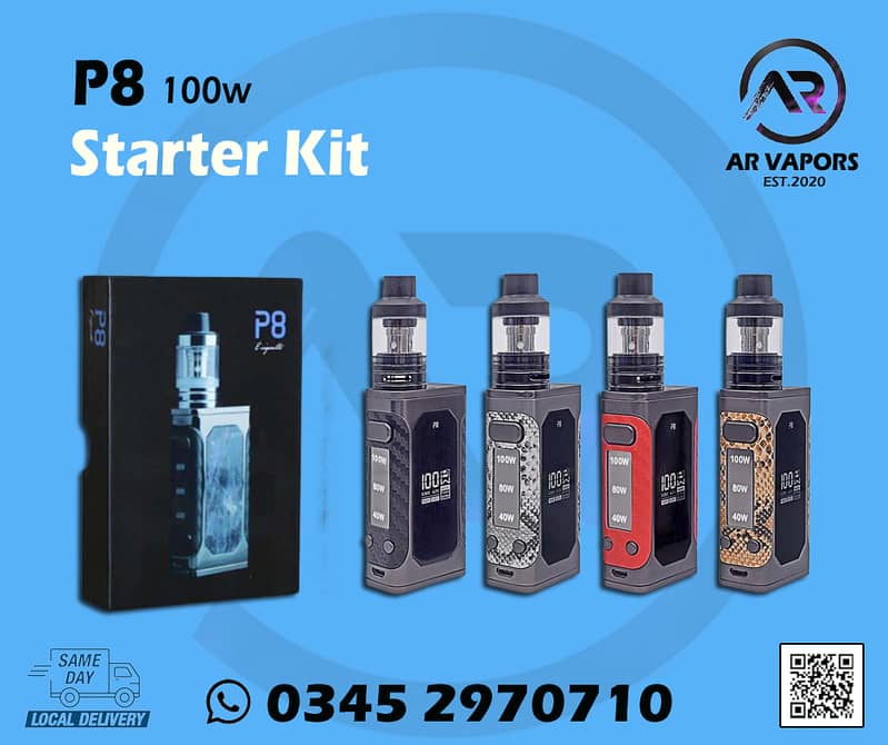 P8 Vape 100 Watts (Adjustable) 0