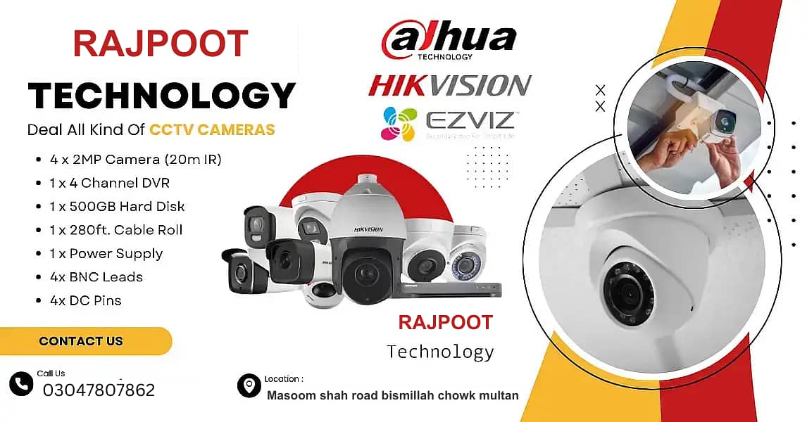 CCTV CAMERAS/Security cameras Dahua Hikvision NVR DVR/IR Camera 2