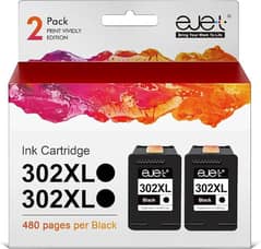 EJET 302XL INK CARTRIDGES (PACK OF 2)