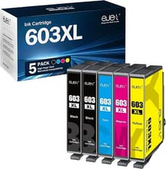 EJET 603 XL INK CARTRIDGES PACK OF 5