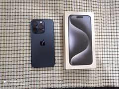 i phone 15 pro blue titanium