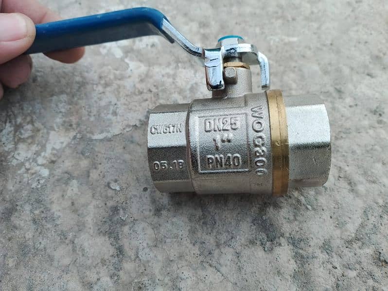 1" brass ball valve 1