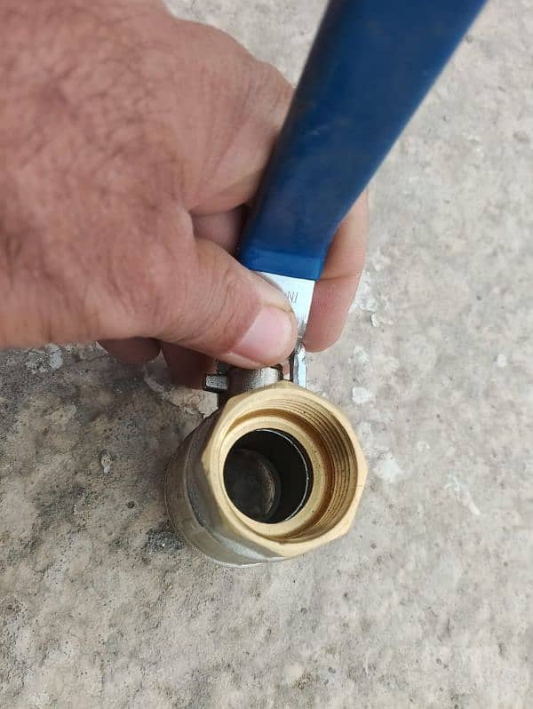 1" brass ball valve 2