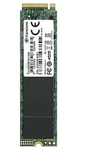 Transcend 512GB NVMe PCIE SSD Hard Drive M. 2 MTE110 2280 Card 0