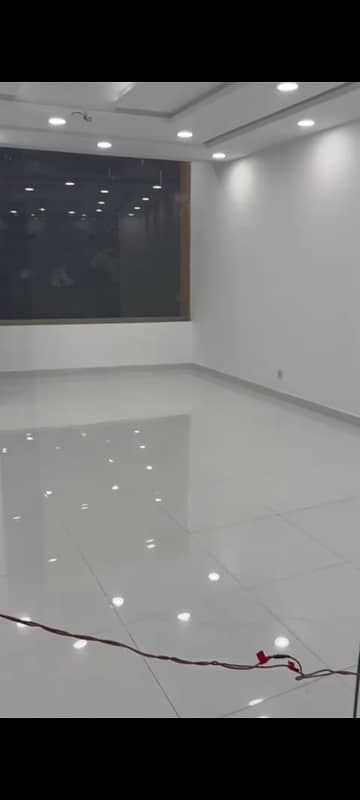 office hall for rent in johar town For Visa setup , study abroad + Consultancy setup tile floor brand new Hall 4