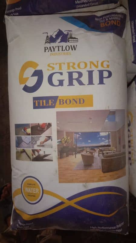 strong grip tile adhesive bond 0