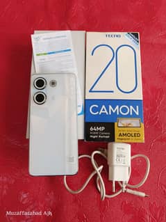 techno camon 20 16/256 brand new screen fingerprint