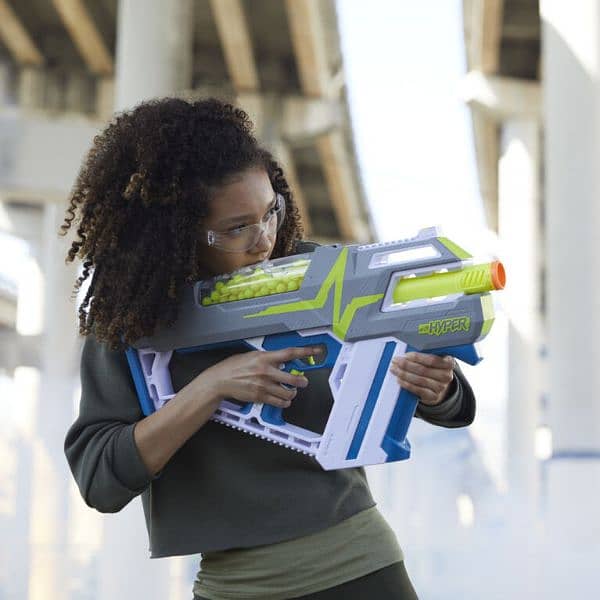 Toy Gun Nerf Hyper Mach-100 Fully Motorized Blaster Imported 7