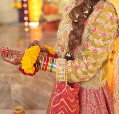 Mehndi bridal Dress