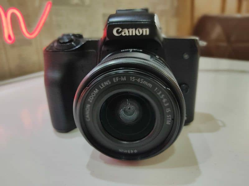 Canon Eos M50 mark ii with 15-45mm lens 1