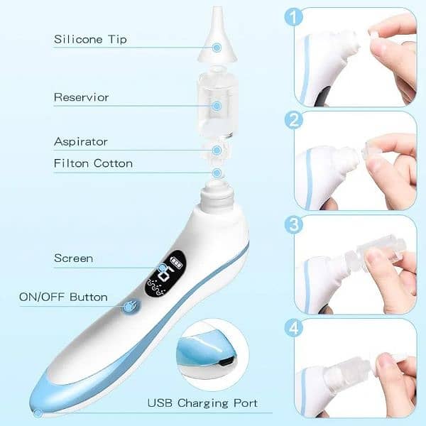 NACOT BABY ELECTRIC NASAL ASPIRATOR 1