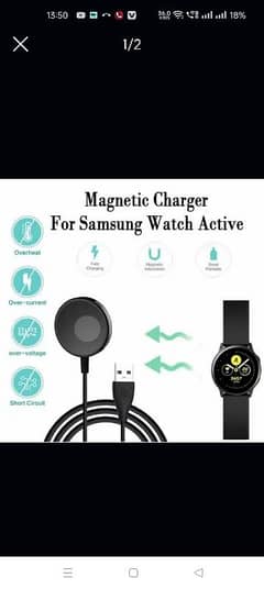 Wireless Magnetic Fast Charging Dock Smart Watch Charger Cable