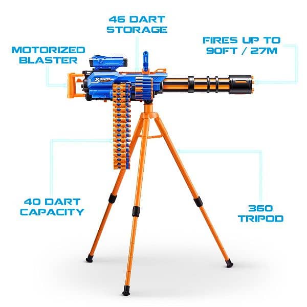 Toy Gun XSHOT Insanity Motorized Rage Fire (72 Darts) Foam Blaster 4