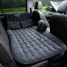 CAR BACK SEAT BED AIR MATTRESS WITH PUMP AND CAR HEATER