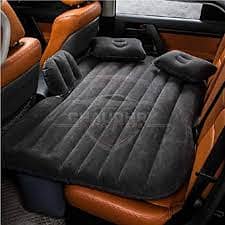 CAR BACK SEAT BED AIR MATTRESS WITH PUMP AND CAR HEATER 2