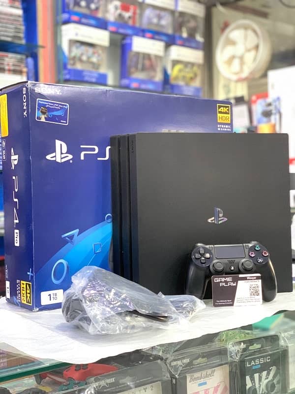 ps4 pro 1tb almost new 0