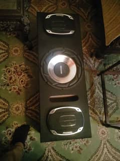 Kenwood woofer,  pioneer Speakers, carven vega Amplifier