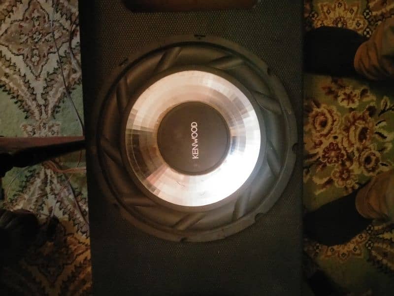 Kenwood woofer,  pioneer Speakers, carven vega Amplifier 8