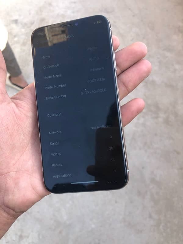 iphone x 64gb 10/9condition battery health 80% 3