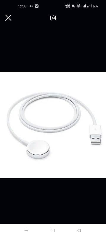 Apple Watch Magnetic Charging Cable (1m) 0