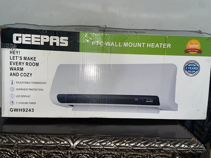 GEEPAS WALL MOUNT HEATER 4