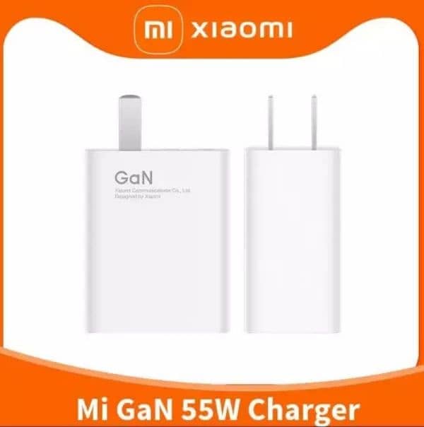 Xiaomi Original 55W GaN Fast Charger Mi 10S 5G Turbo Charge 3