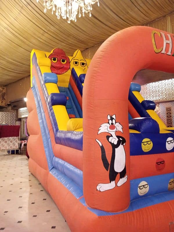 jumping castle slide birthday party 1