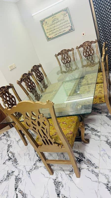 Dinning Table With 8 Chairs 0